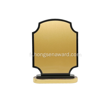 Stock Trophée en bois trophée cadre de plaque